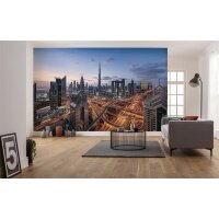 Tapeten Komar SHX9-119  Vlies Fototapete "Lights of Dubai "  bunt