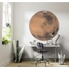 Tapeten Komar D1-018 Selbstklebende Fototapete/Wandtattoo Vlies  - Mars - Größe 125 x 125 cm