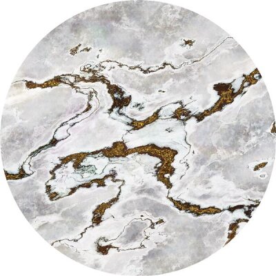 Tapeten Komar D1-048 Selbstklebende Fototapete/Wandtattoo Vlies  - Marble Vibe - Größe 125 x 125 cm