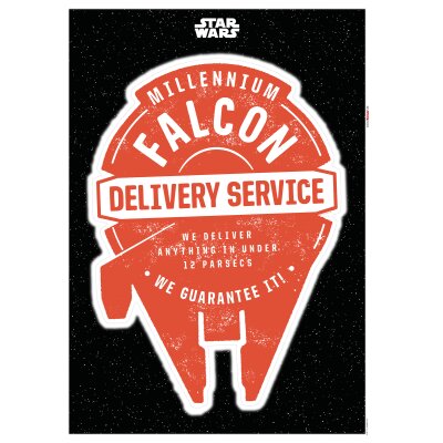 Tapeten Komar 14070h Fototapeten Wandtattoo - Star Wars Delivery Service  - Größe 50 x 70 cm