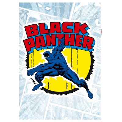 Tapeten Komar 14079h Fototapeten Wandtattoo - Black Panther Comic Classic  - Größe 50 x 70 cm
