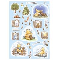 Tapeten Komar 14103h Fototapeten Wandtattoo - Winnie the Pooh Adventures  - Größe 50 x 70 cm