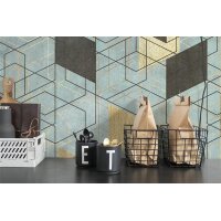 Tapeten Komar INX4-049 Fototapeten Vlies  - Plaqué Or - Größe 200 x 280 cm