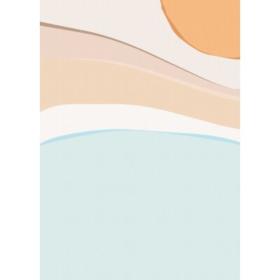 Tapeten Komar INX4-071 Fototapeten Vlies  - Vague - Größe 200 x 280 cm
