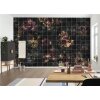 Tapeten Komar INX8-080 Fototapeten Vlies  - Tiles Flowers - Größe 400 x 280 cm