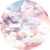 Tapeten Komar D1-010 Selbstklebende Fototapete/Wandtattoo Vlies  - Candy Sky - Größe 125 x 125 cm
