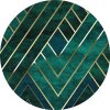 Tapeten Komar D1-022 Selbstklebende Fototapete/Wandtattoo Vlies  - Jade - Größe 125 x 125 cm