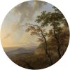 Tapeten Komar D1-035 Selbstklebende Fototapete/Wandtattoo Vlies  - Horizon - Größe 125 x 125 cm