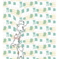 Tapeten Komar DX5-021 Fototapeten Vlies  - Kitty Climbers...