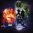 Tapeten Komar DX5-044 Fototapeten Vlies  - Star Wars Classic Poster Collage - Größe 250 x 250 cm