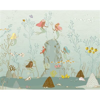 Tapeten Komar IAX7-0013 Fototapeten Vlies  - Mermaids - Größe 350 x 280 cm