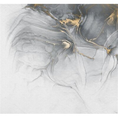 Tapeten Komar RSX6-037 Fototapeten Vlies  - Ink Gold Fluid - Größe 300 x 280 cm