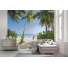 Tapeten Komar SH088-VD3 Fototapeten Vlies  - Palmy Beach - Größe 300 x 250 cm