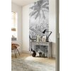 Tapeten Komar P013-VD1 Fototapeten Vlies  - Amazonia Black and White Panel  - Größe 100 x 250 cm