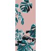 Tapeten Komar P016B-VD1 Fototapeten Vlies  - Monstera Rosé Panel - Größe 100 x 250 cm