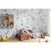 Tapeten Komar P037A-VD2 Fototapeten Vlies  - Shelly White - Größe 200 x 250 cm