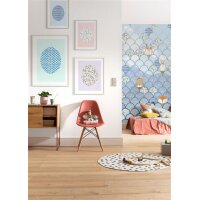 Tapeten Komar P037B-VD2 Fototapeten Vlies  - Shelly Bluewave - Größe 200 x 250 cm