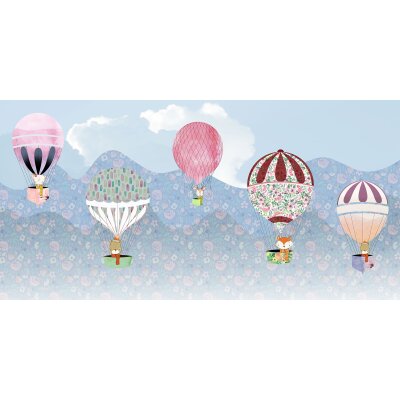 Tapeten Komar P038-VD5 Fototapeten Vlies  - Happy Balloon - Größe 500 x 250 cm