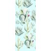 Tapeten Komar P045D-VD1 Fototapeten Vlies  - Cactus Blue Panel - Größe 100 x 250 cm
