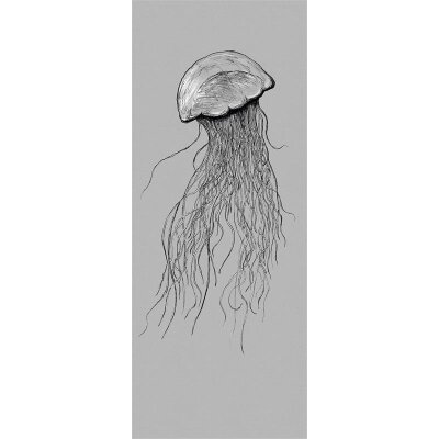 Tapeten Komar P081-VD1 Fototapeten Vlies  - Jellyfish Panel - Größe 100 x 250 cm