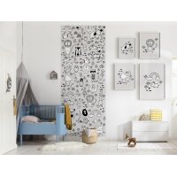 Tapeten Komar P104-VD1 Fototapeten Vlies  - Scribble Park...