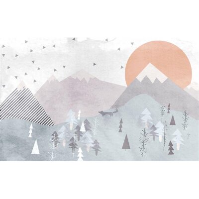 Tapeten Komar P105-VD4 Fototapeten Vlies  - Wild and Free - Größe 400 x 250 cm