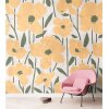 AS Digital Wandbilder Walls by Patel 3 DD122557 flower market3 1,80 m x 2,70 m 130 g Vlies matt