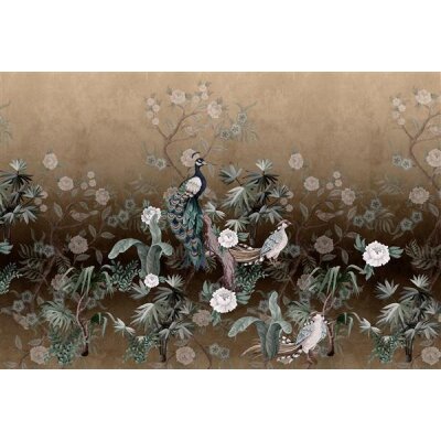 AS Digital Wandbilder Walls by Patel 3 DD122952 peacockisland2 4,00 m  x 2,70 m 200 g Vlies Premium