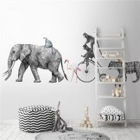 AS Digital Wandbilder Designwalls 2 DD123708 AnimalQueue    3,5 x 2,55 m 170 g/m² Glattvlies Profi