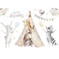 AS Digital Wandbilder Designwalls 2 DD123890 Animals        0,9 x 0,6 m 270 g/m² Canvas