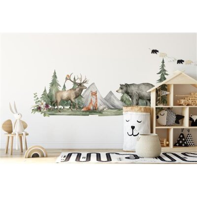 AS Digital Wandbilder Designwalls 2 DD123947 ForestAnimals  0,9 x 0,6 m 270 g/m² Canvas