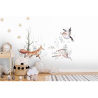 AS Digital Wandbilder Designwalls 2 DD123948 ForestFriends  3,5 x 2,55 m 170 g/m² Glattvlies Profi