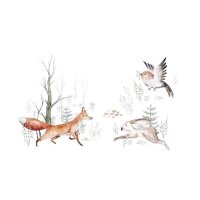 AS Digital Wandbilder Designwalls 2 DD123948 ForestFriends  3,5 x 2,55 m 170 g/m² Glattvlies Profi