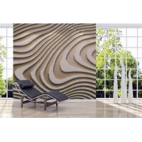 AS Digital Wandbilder Designwalls 2 DD123582 GeometricWave1 3,5 x 2,55 m 170 g/m² Glattvlies Profi
