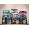 AS Digital Wandbilder Designwalls 2 DD123716 Ghettoblaster  3,5 x 2,55 m 170 g/m² Glattvlies Profi