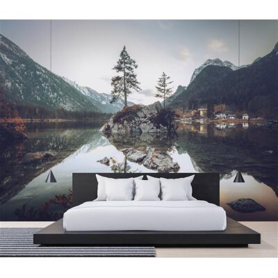 AS Digital Wandbilder Designwalls 2 DD123722 Hintersee 3,5 x 2,55 m 170 g/m² Glattvlies Profi