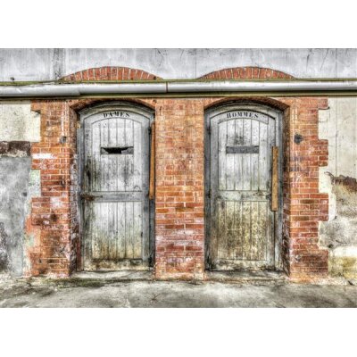 AS Digital Wandbilder Designwalls 2 DD123868 OldRestroom1   0,9 x 0,6 m 270 g/m² Canvas