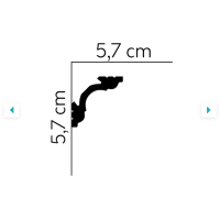 Mardom Decor Deckenleiste Polyforce  MD106  200 x 5,7 x 5,7  cm