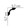 Mardom Decor Deckenleiste Polyforce  MD106  200 x 5,7 x 5,7  cm