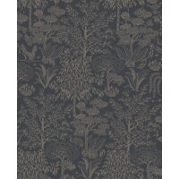 Eijffinger PIP STUDIO 6 333114 Vliestapete Blätter Blau
