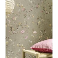 Eijffinger PIP STUDIO 6 333133 Blumentapete Vlies Braun Taupe