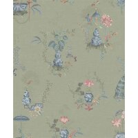 Eijffinger PIP STUDIO 6 333142 Blumentapete Vinyl Grün