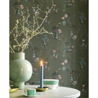 Eijffinger PIP STUDIO 6 333144 Blumentapete Vlies Grün