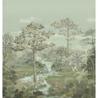 Eijffinger PIP STUDIO 6 333160 Wandbild Vlies Vögel Grün
