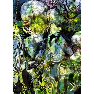 Komar Fototapeten 4-915 Papier Fototapete - Aphrodite´s Garden - Größe 184 x 254 cm