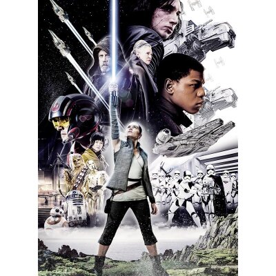 Komar Fototapeten 4-496 Papier Fototapete - Star Wars  – Balance - Größe 184 x 254 cm
