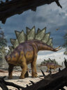Komar Fototapeten XXL2-530 Vlies Fototapete - Stegosaurus...