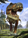 Komar Fototapeten XXL2-532 Vlies Fototapete - Tyrannosaurus Rex - Größe 184 x 248 cm