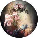 Komar Fototapeten D1-036 Selbstklebende Vlies Fototapete/Wandtattoo - Flemish Flowers - Größe 125 x 125 cm