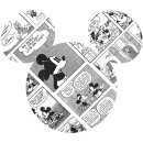 Komar Fototapeten DD1-007 Selbstklebende Vlies Fototapete/Wandtattoo - Mickey Head Comic Cartoon - Größe 125 x 125 cm